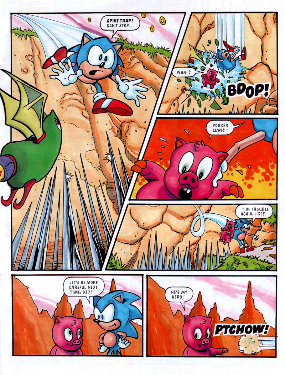 Sonic - The Comic Issue No. 001 Page 6